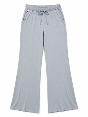 Eberjey Womens Light Blue Wide Leg Lounge Pajama Pants Size M